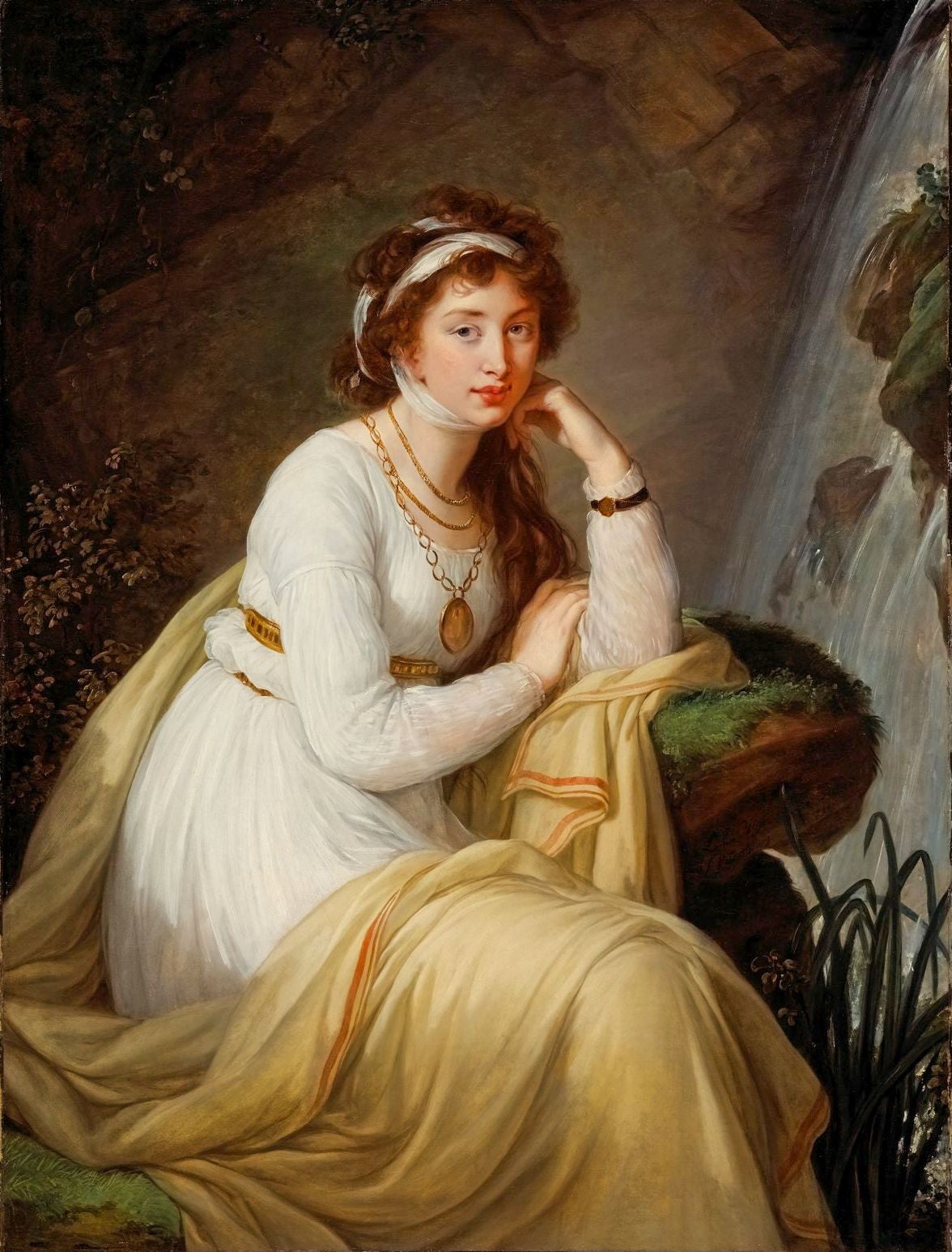 Portrait d'Anna Ivanovna Tolstoï (Baryatinskaya) - Élisabeth Vigée Le Brun