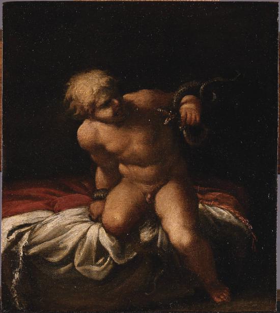 Hercule enfant étouffant les serpents - Annibale Carracci