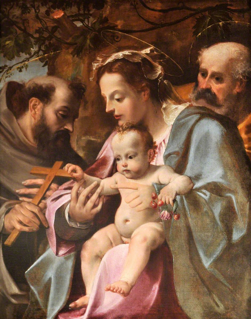 La Sainte Famille avec Saint François - Ludovico Carracci