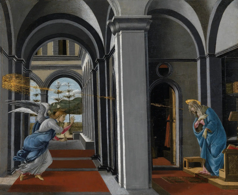 L'Annonciation de la église florentine de San Barnaba - Sandro Botticelli