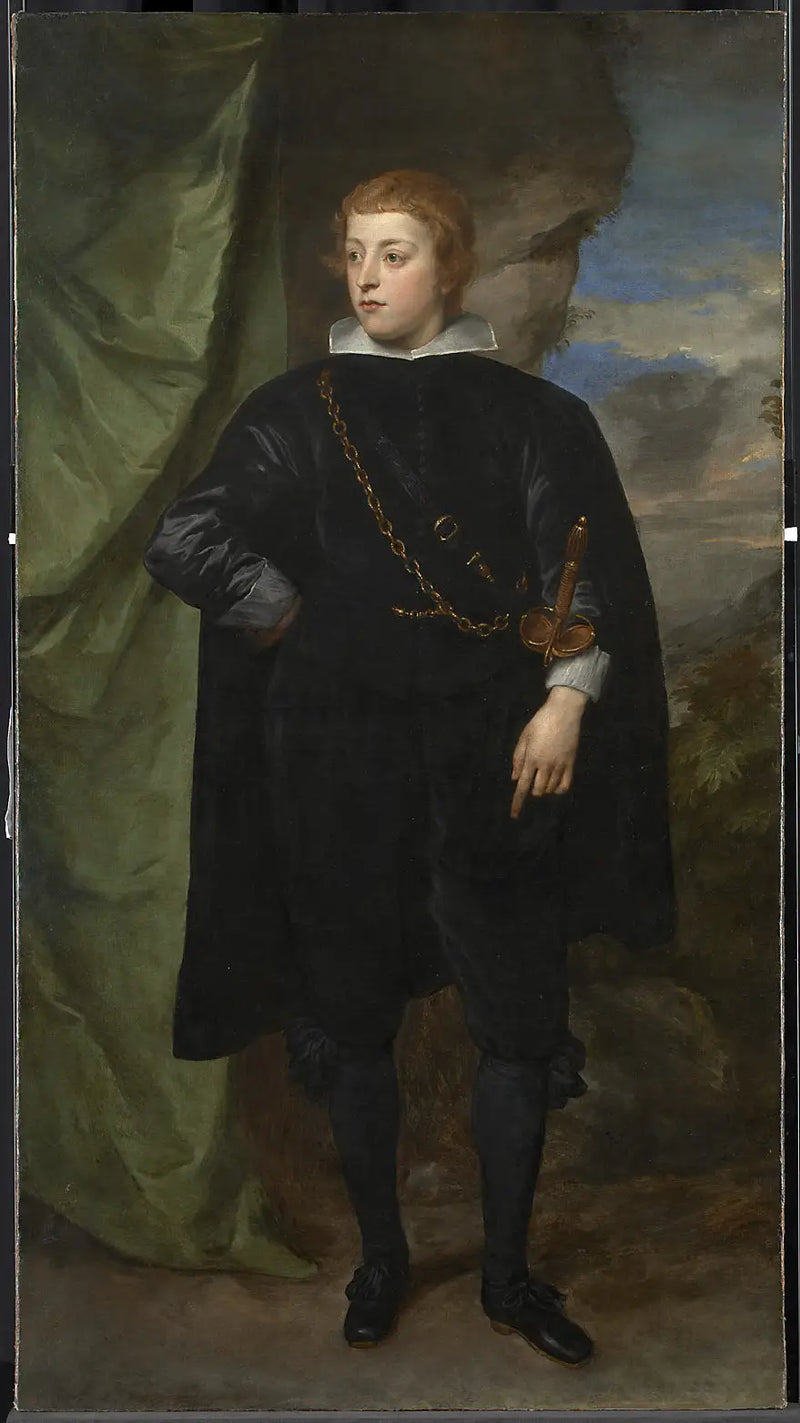 Portrait de Carlo Emanuele d'Este, marquis de Borgomanero (1622-1695) - Antoine van Dyck