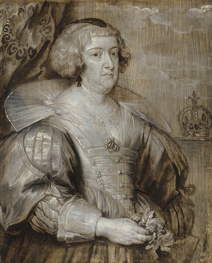 Marie de Médicis - Antoine van Dyck