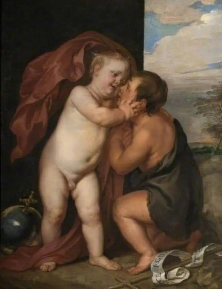 L’Enfant Jésus avec saint Jean - Antoine van Dyck - Alpha Reproduction