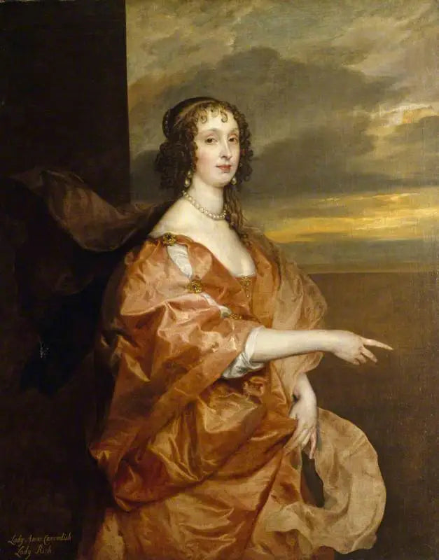 L’hon. Anne Boteler comtesse de Newport plus tard comtesse de Portland (vers 1610 – 1669) - Antoine van Dyck - Alpha