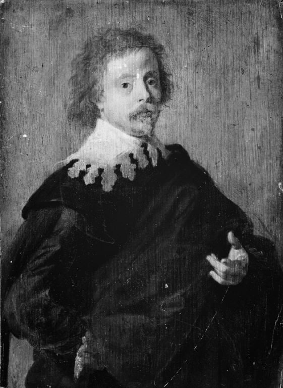 Portrait de Cornelis van Poelenburgh - Antoine van Dyck