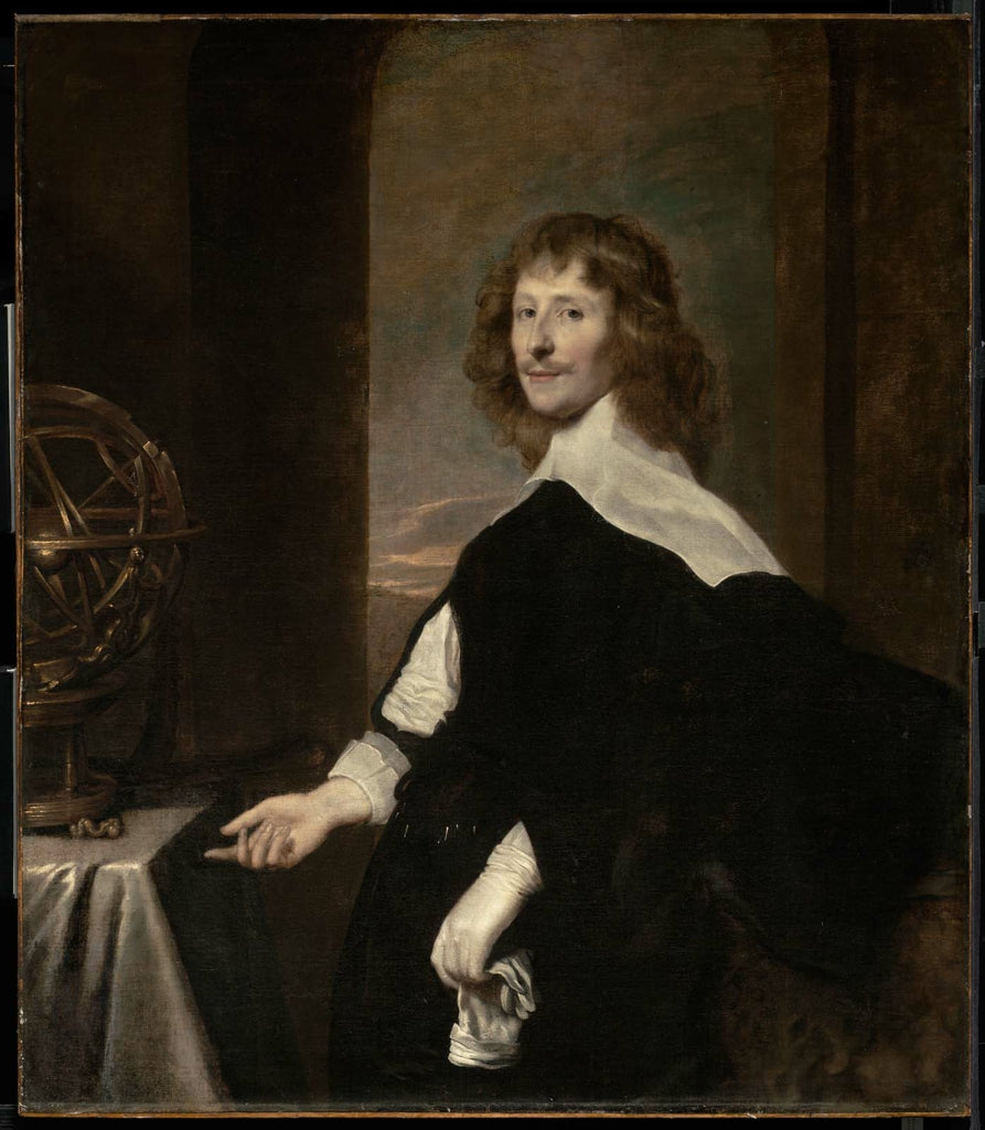Portrait d'un homme avec une sphère armillaire - Antoine van Dyck