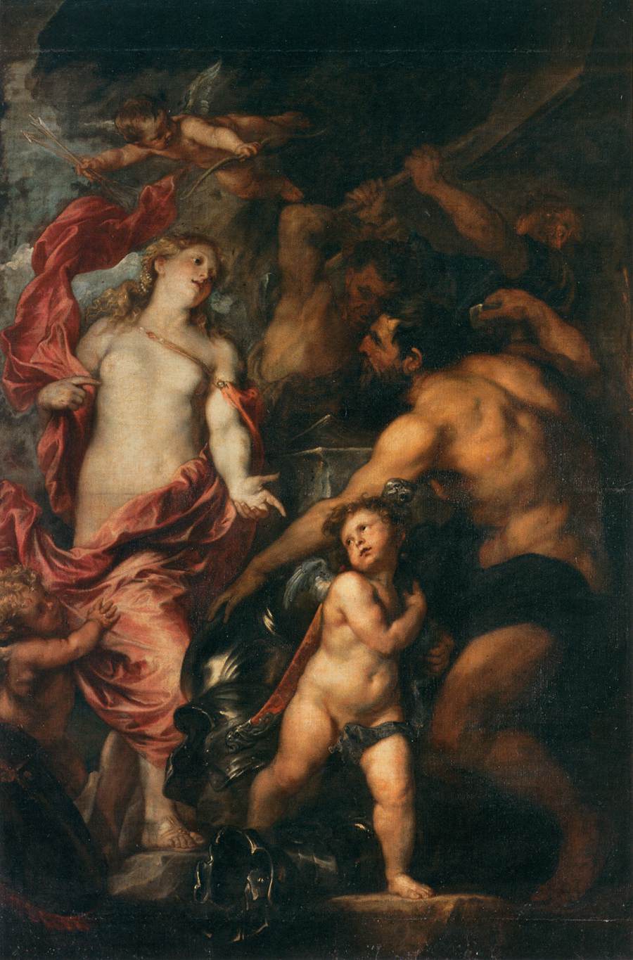 Vénus fait forger par Vulcain des armes pour son fils Énée - Antoine van Dyck