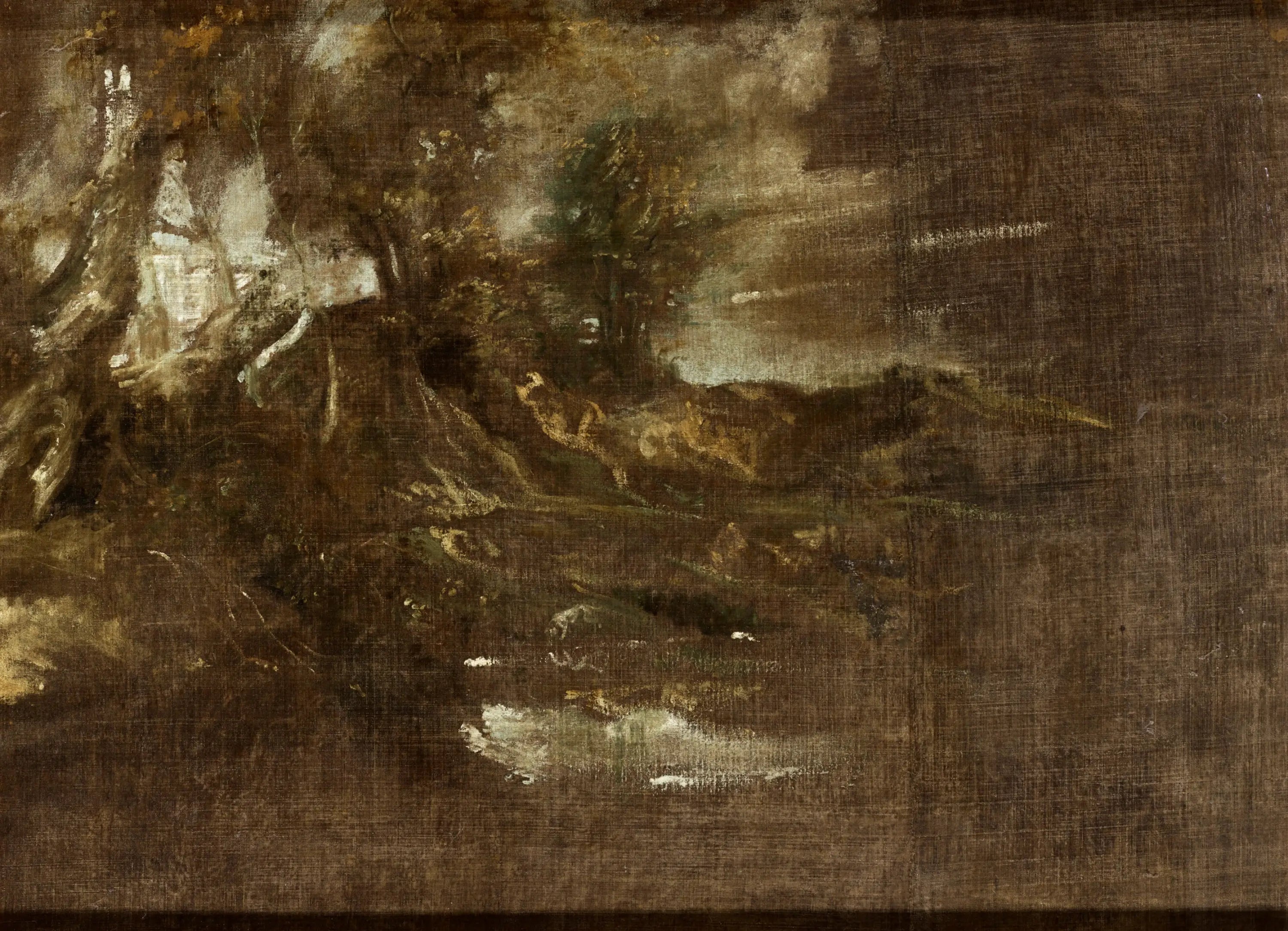 Paysage boisé - Antoine van Dyck - Alpha Reproduction