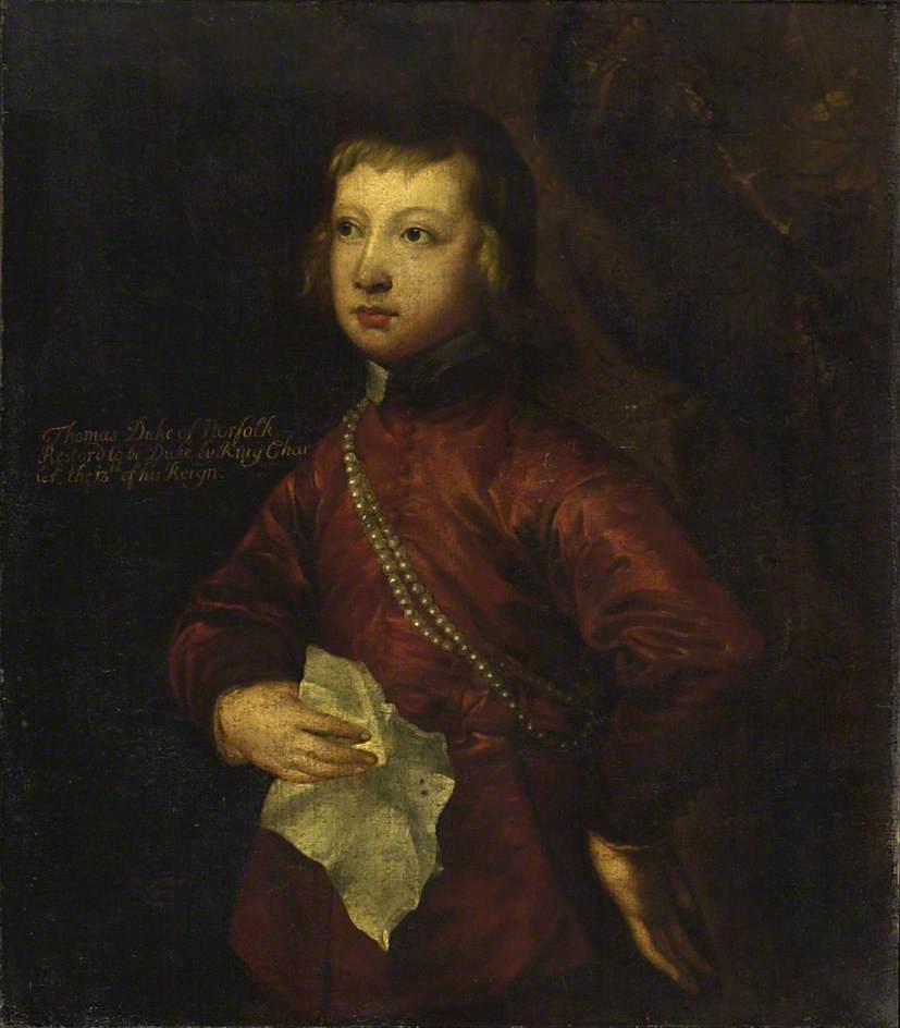 Thomas Howard, futur 5e duc de Norfolk, lorsqu'il était enfant - Antoine van Dyck