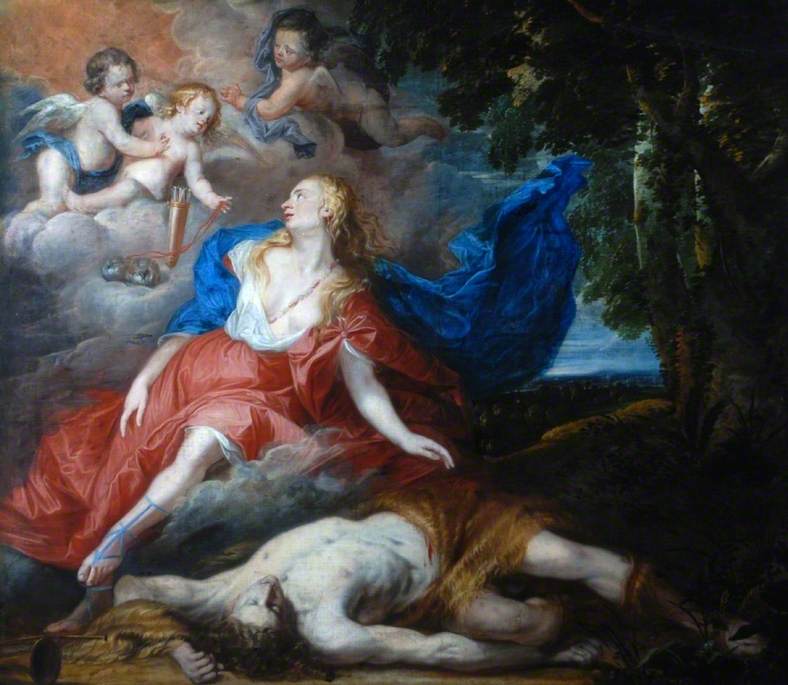 La mort d'Adonis - Antoine van Dyck