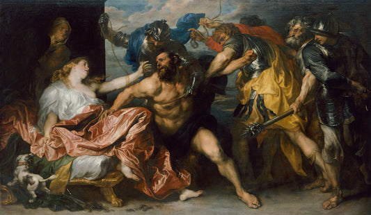 🦁 Samson et Dalila – Anthony van Dyck (vers 1620)
