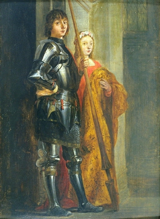 Saints Georges et Cécile (d'après Antonello da Messina) - David Teniers le Jeune