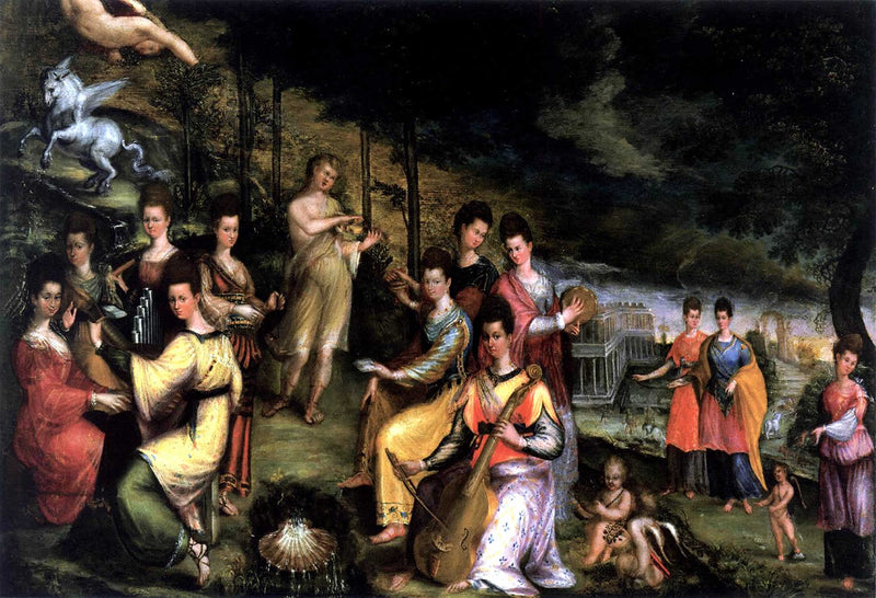 Apollon et les Muses - Lavinia Fontana