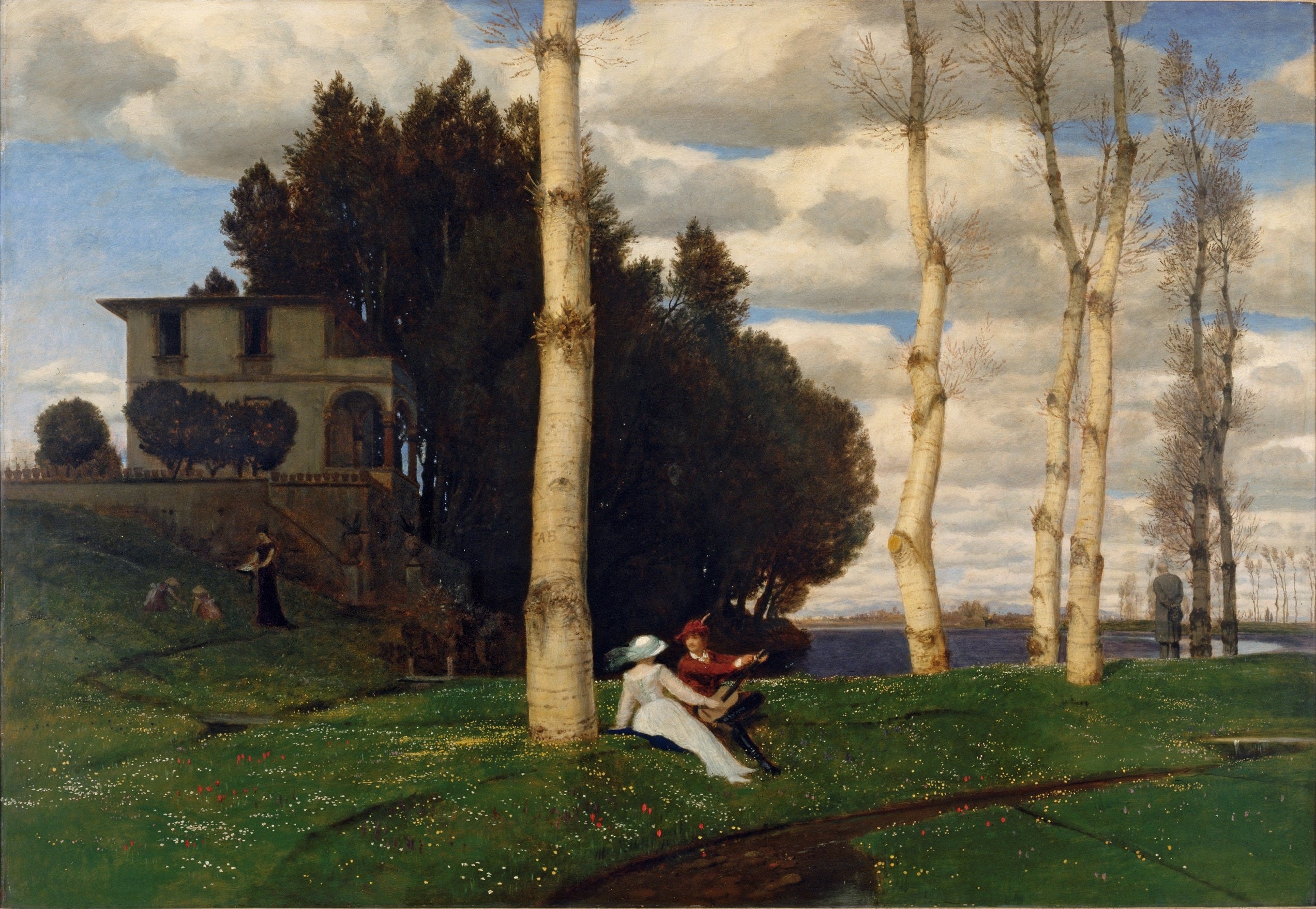 Le Printemps (Les Trois Âges de la Vie) - Arnold Böcklin