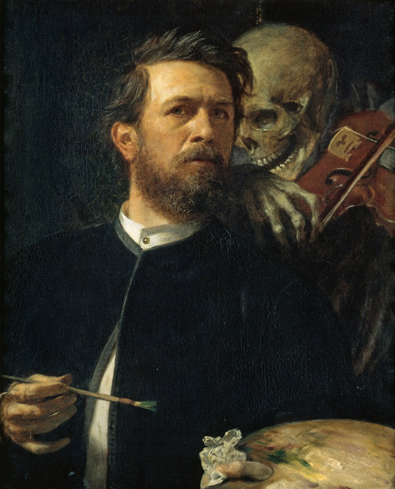 Autoportrait avec la Mort jouant du violon - Arnold Böcklin