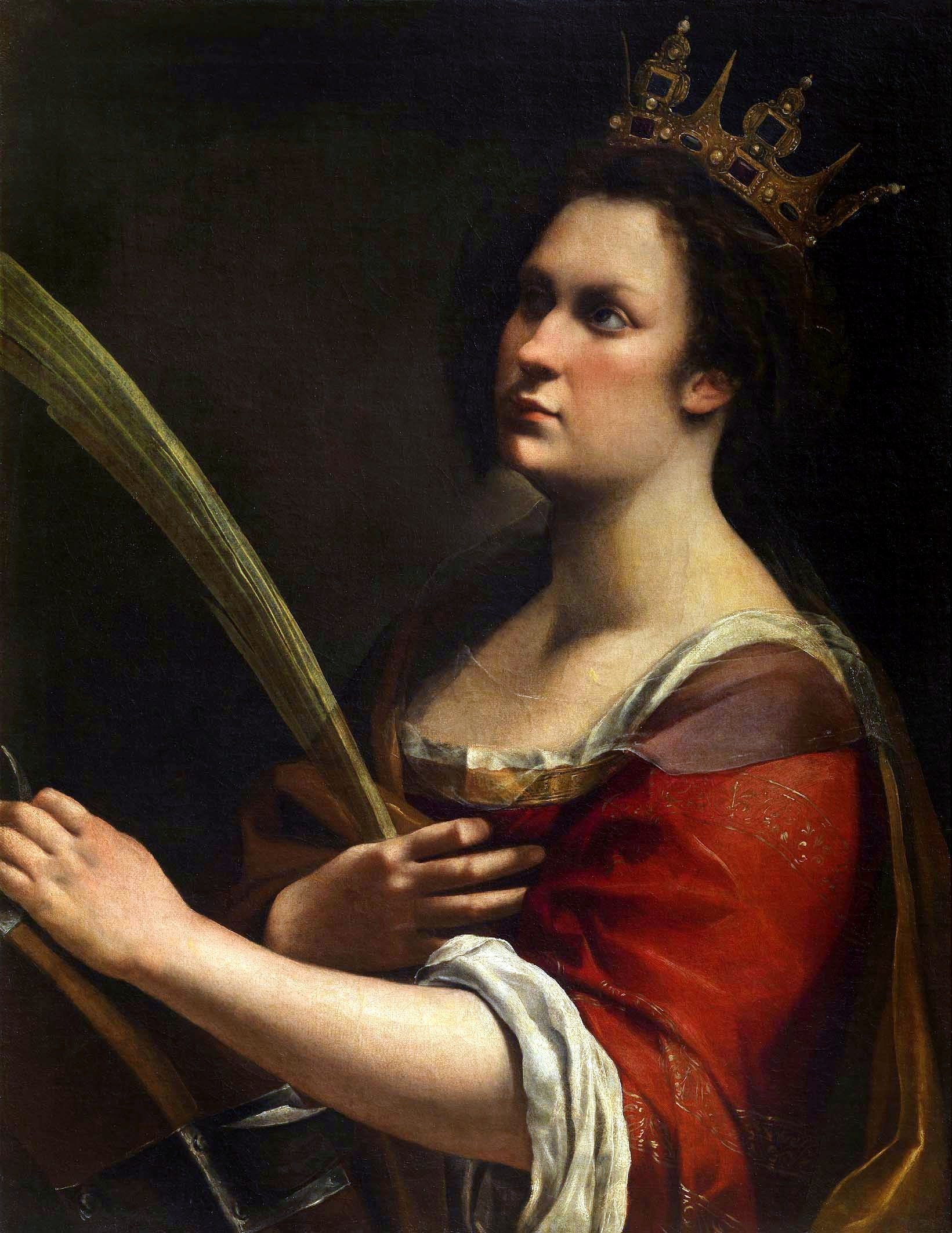Sainte Catherine d'Alexandrie - Artemisia Gentileschi