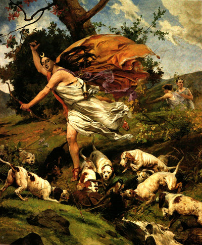 Diana à la chasse - Arturo Michelena