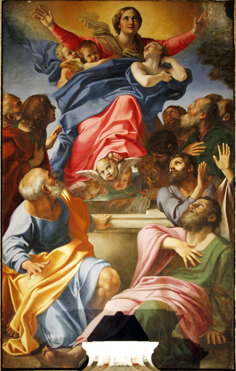 L'Ascension de la Vierge - Annibale Carracci