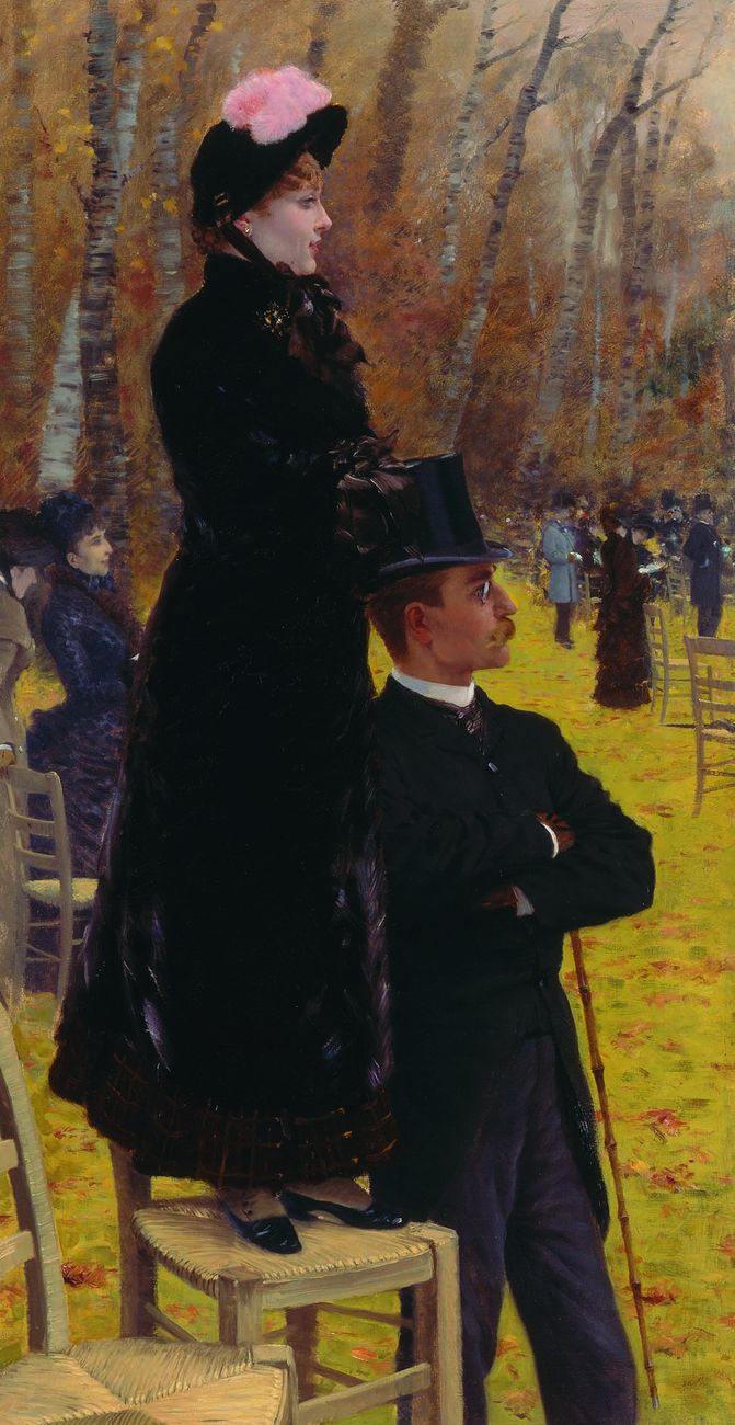 Aux courses d'Auteuil - Sur la chaise - Giuseppe De Nittis