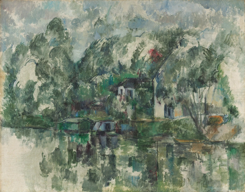 Au bord de l'eau - Paul Cézanne