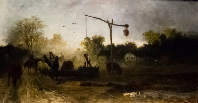 À l'abreuvoir - Mihály Munkácsy