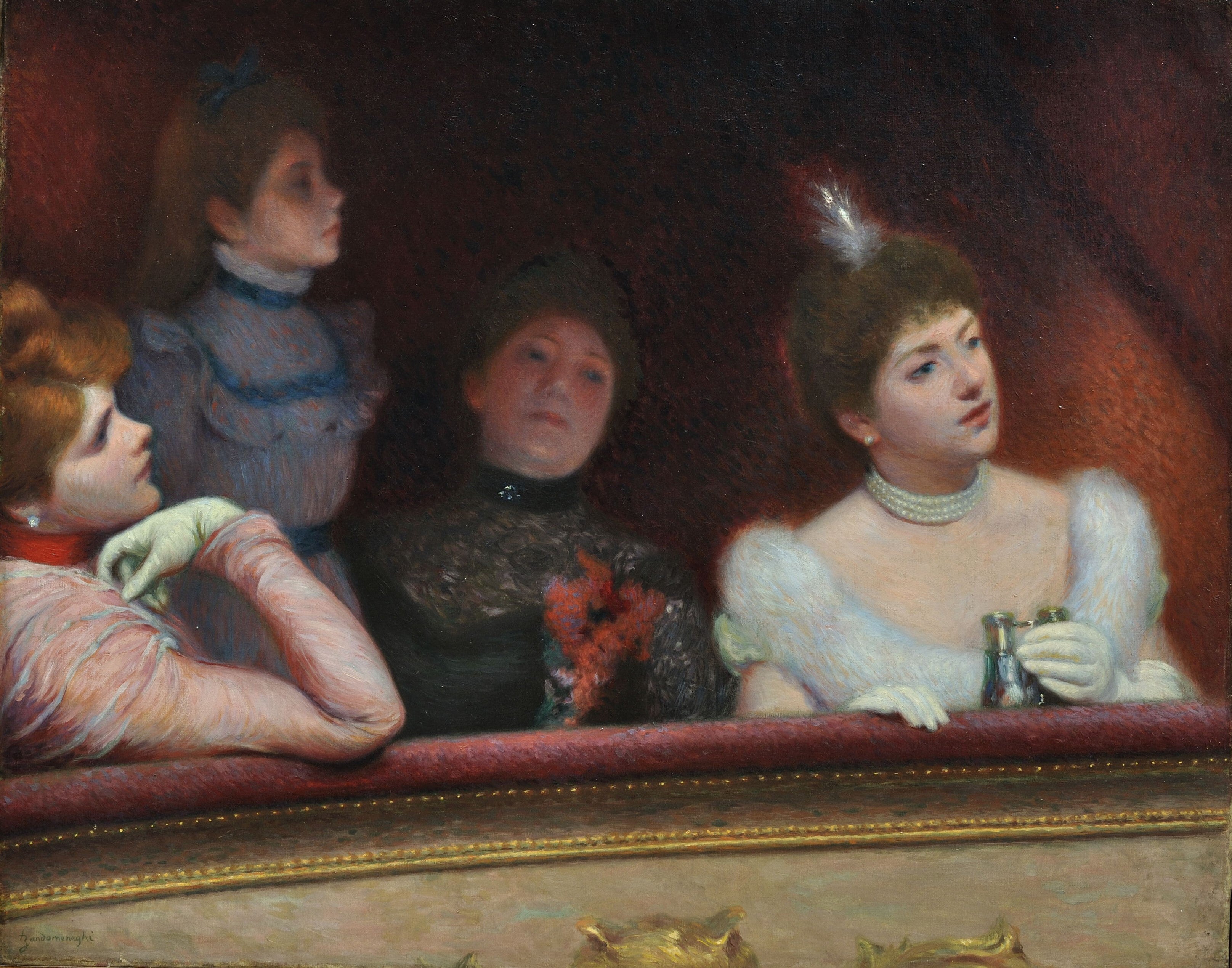 Au théâtre - Federico Zandomeneghi