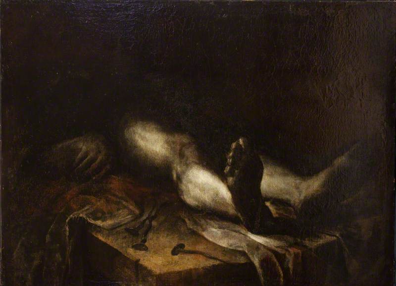Le Christ mort - Ludovico Carracci