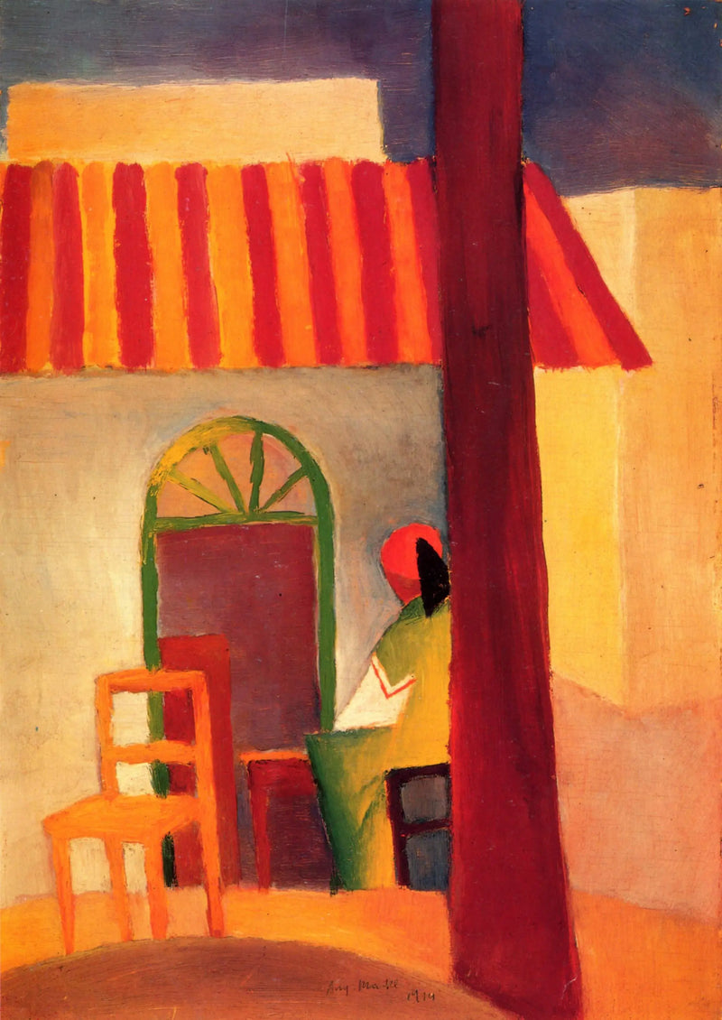 Café turc - August Macke