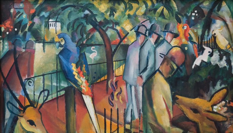 Jardin zoologique I - August Macke