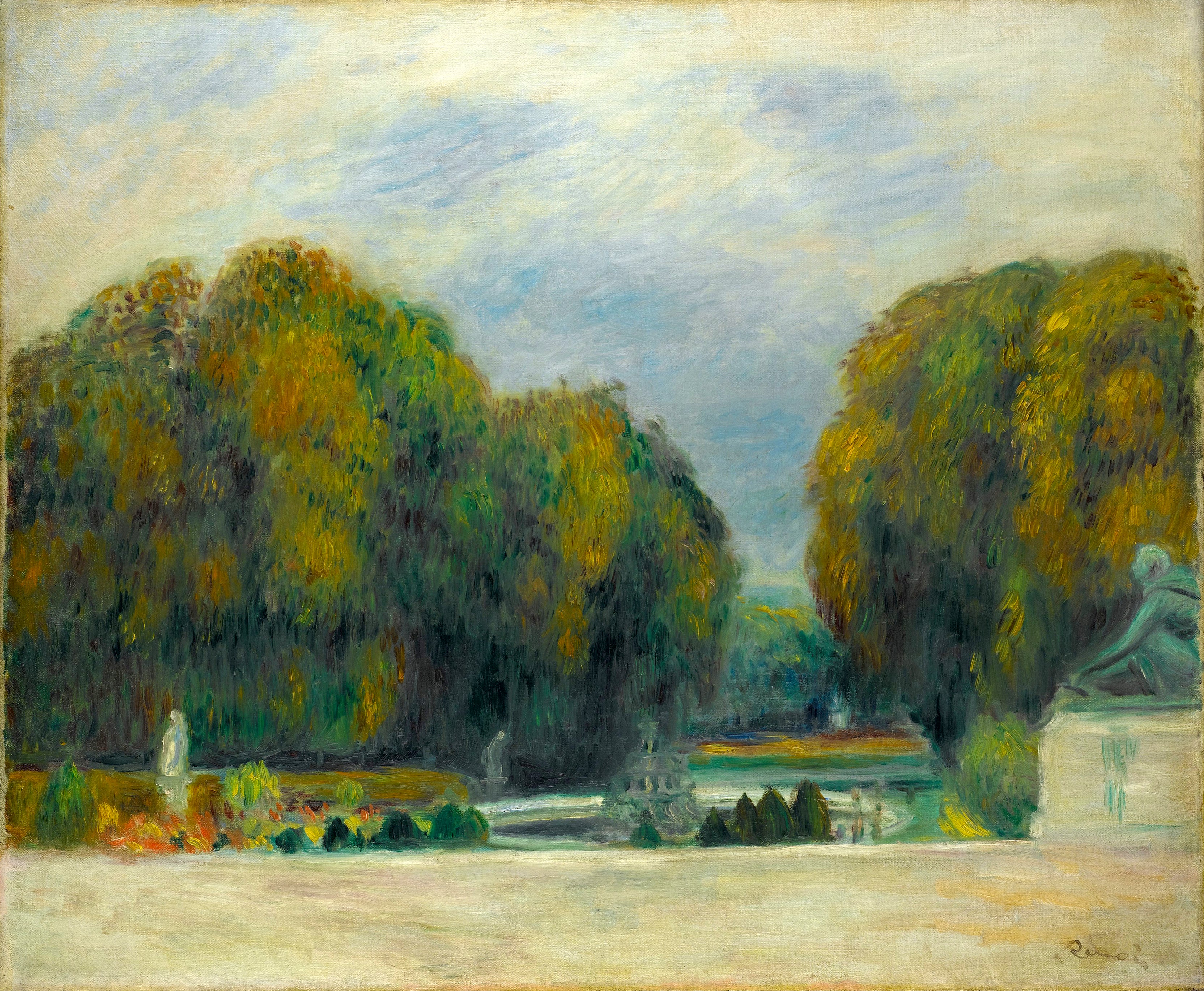 Reproduction du tableau « Versailles - Pierre-Auguste Renoir » par Alpha Reproduction en peinture à l’huile
