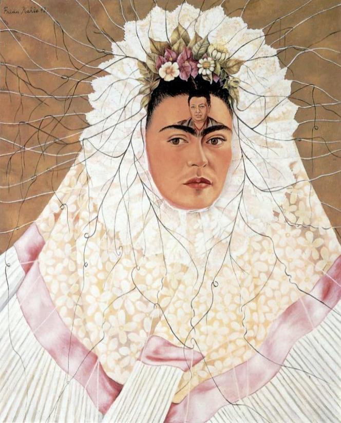 Autoportrait en Tehuana (Diego dans mes pensées) – Frida Kahlo (1943)