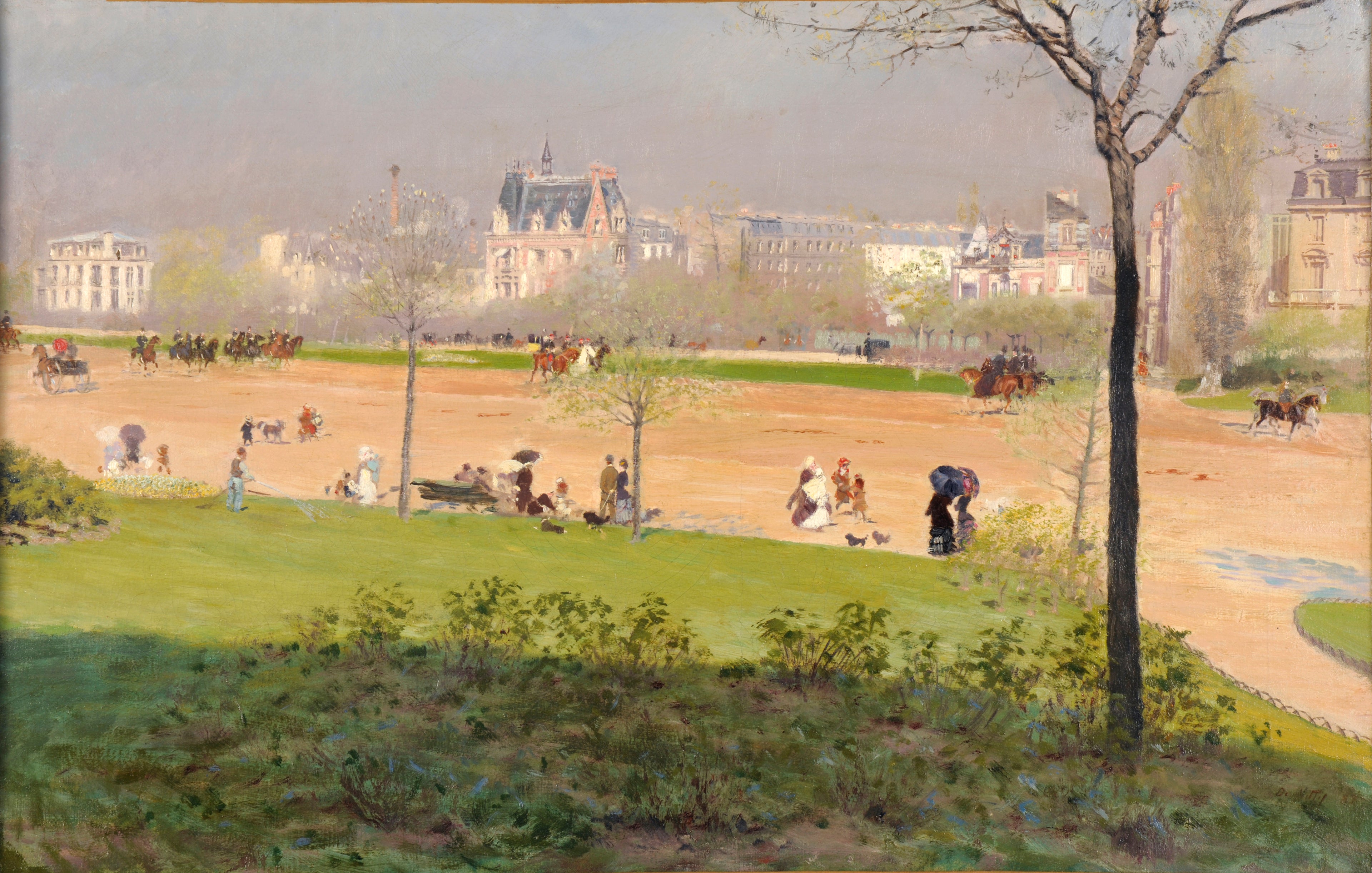 Avenue du Bois de Boulogne - Giuseppe De Nittis