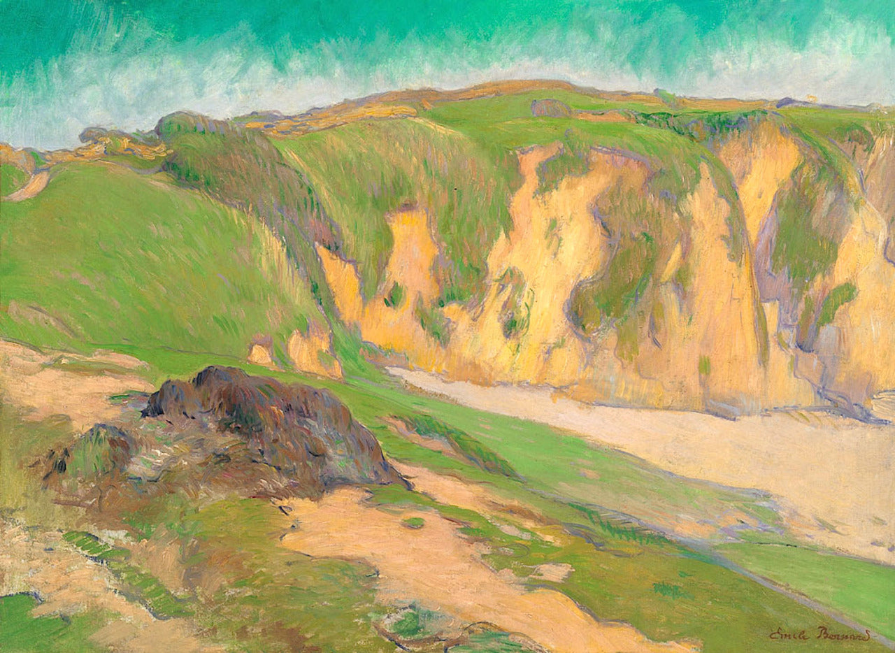 Falaises, Le Pouldu - Émile Bernard