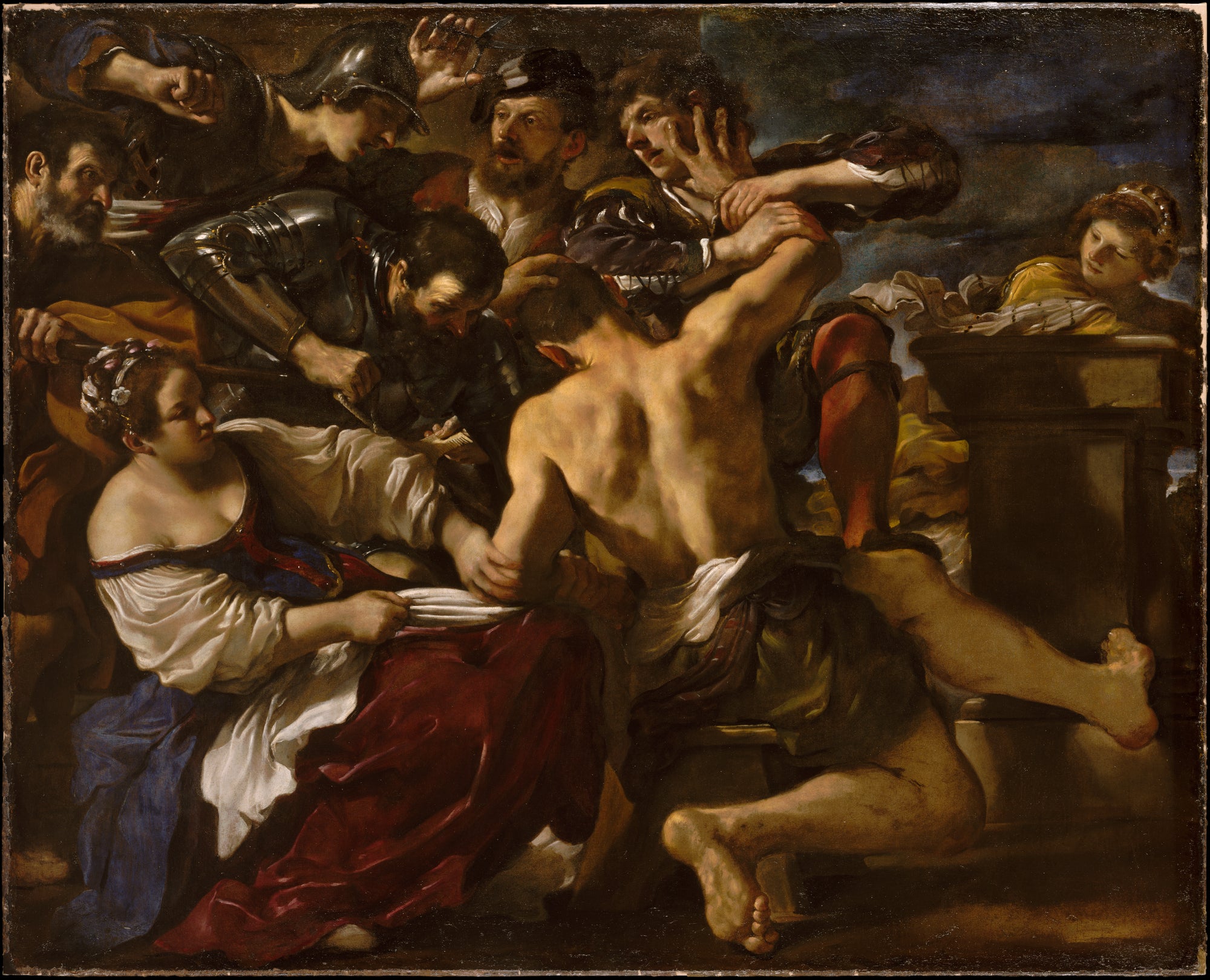Samson capturé par les Philistins - Guercino