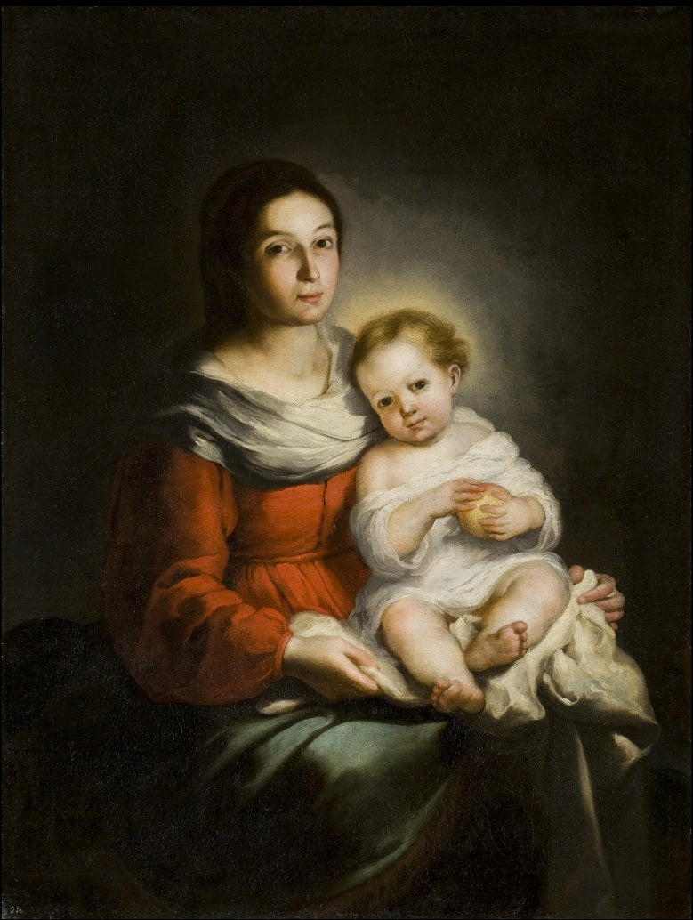 Madonna avec un enfant - Bartolomé Esteban Murillo