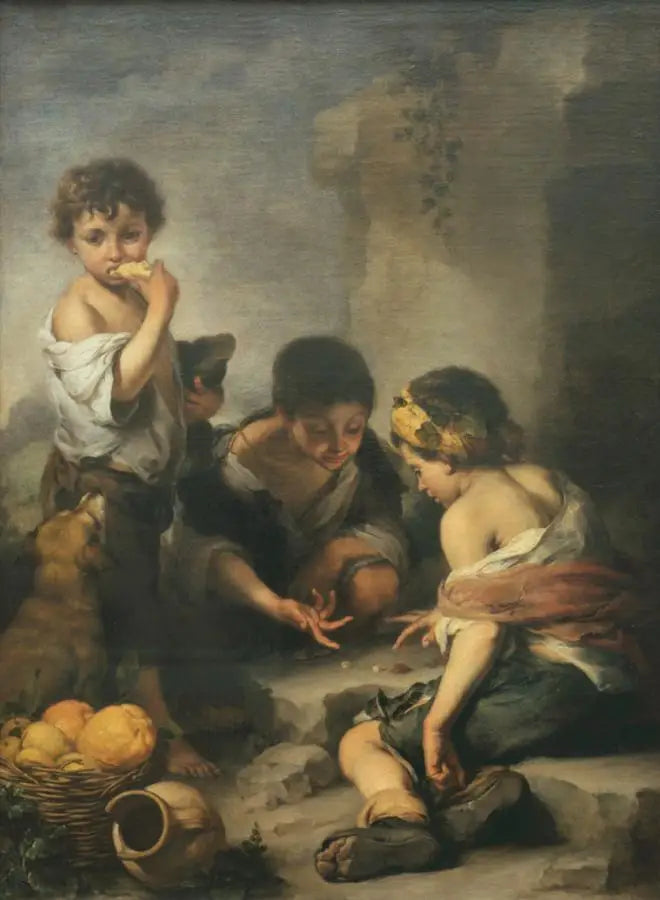 Jeunes garçons jouant aux dés - Bartolomé Esteban Murillo