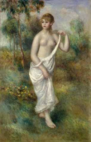 Reproduction du tableau « Baigneuse - Pierre-Auguste Renoir » par Alpha Reproduction en peinture à l’huile