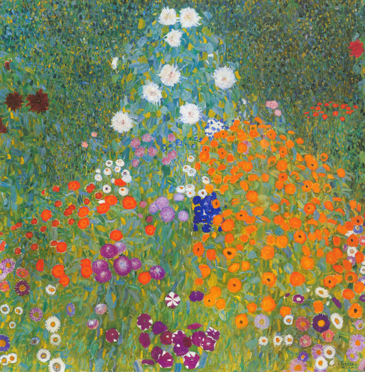 🌸🎨 Jardin de Cottage – Gustav Klimt (vers 1907)