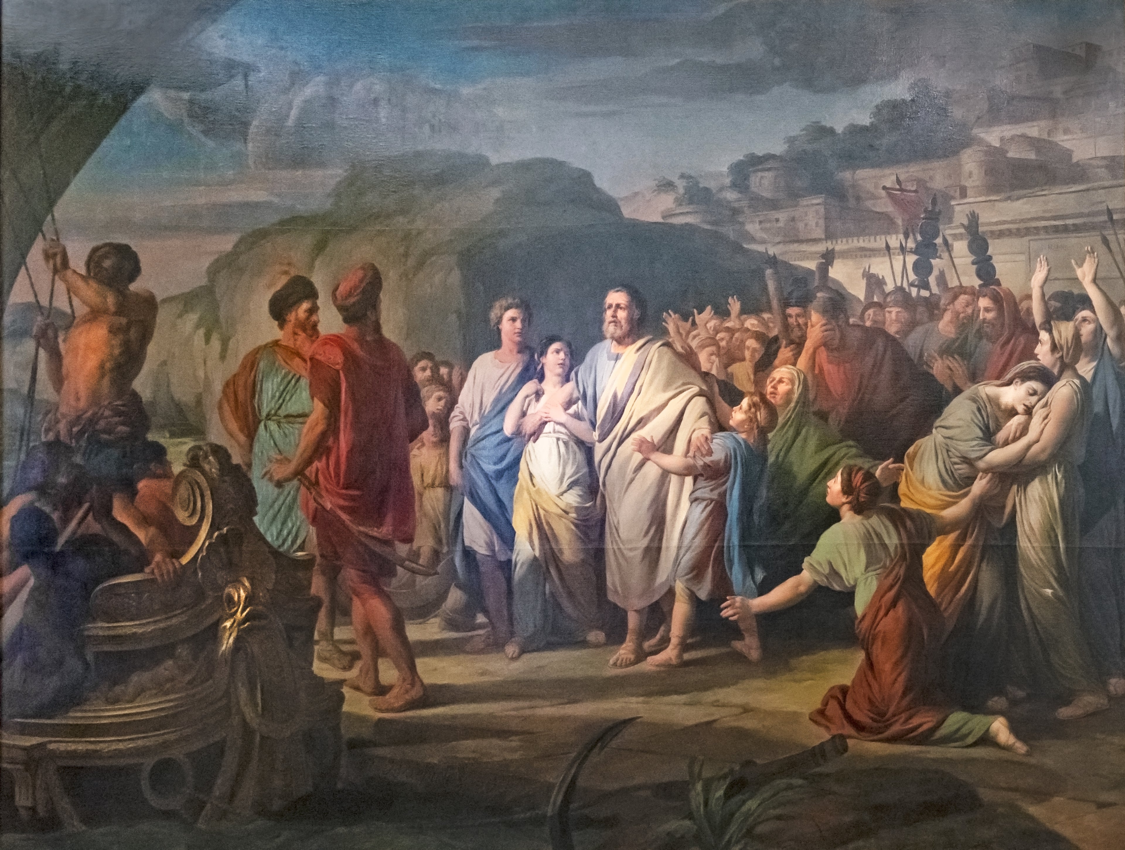 Régulus sort de Rome pour se rendre à Carthage - Nicolas-Bernard Lépicié