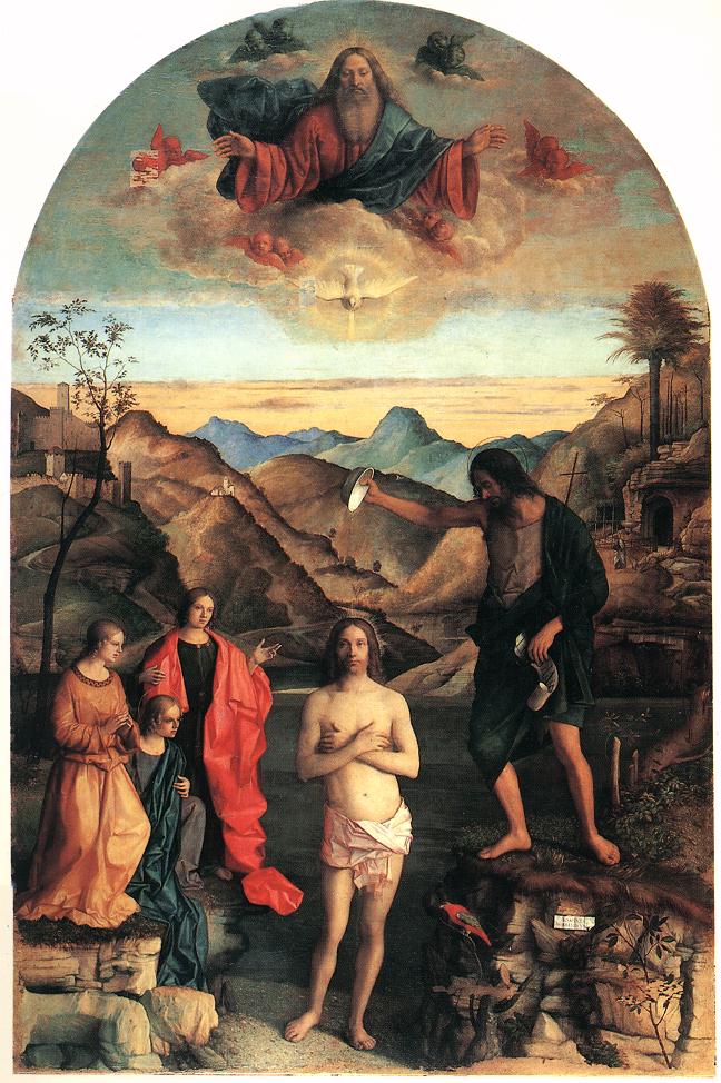 Le Baptême du Christ - Giovanni Bellini - Alpha Reproduction