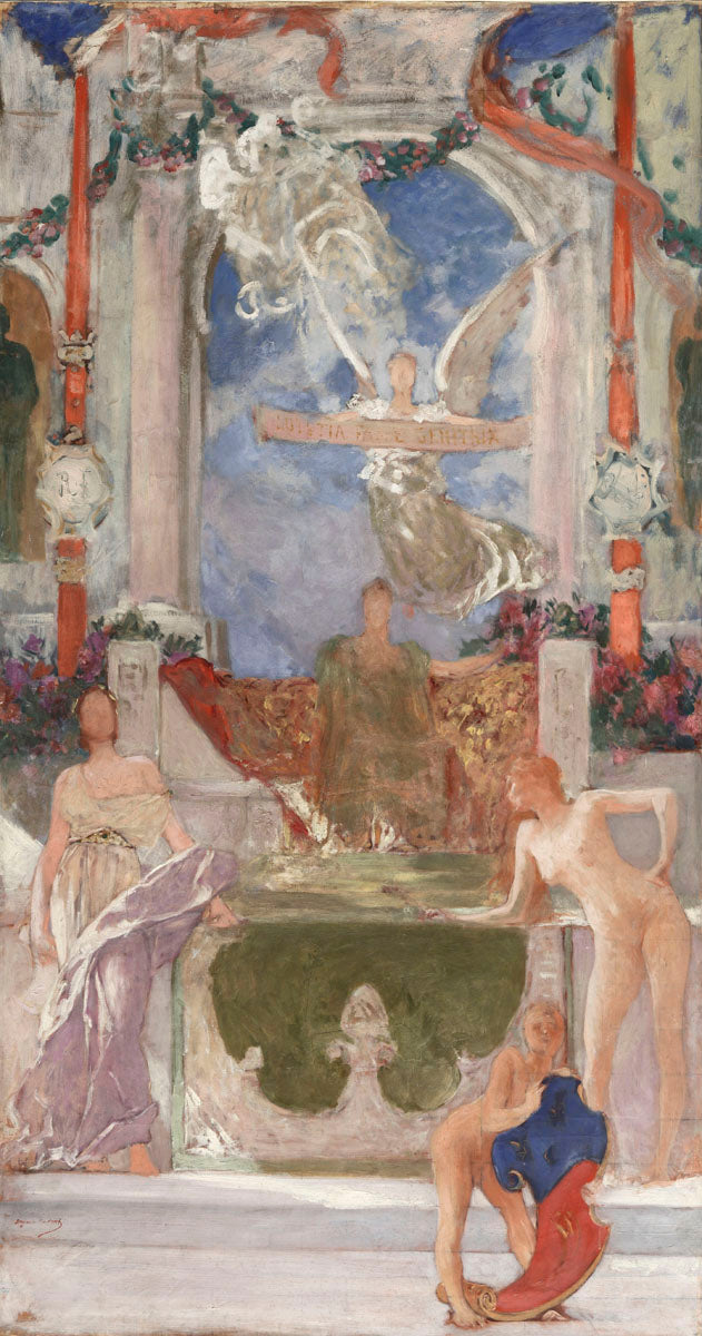 Lutetia famae genitrix - Jean-Joseph Benjamin-Constant