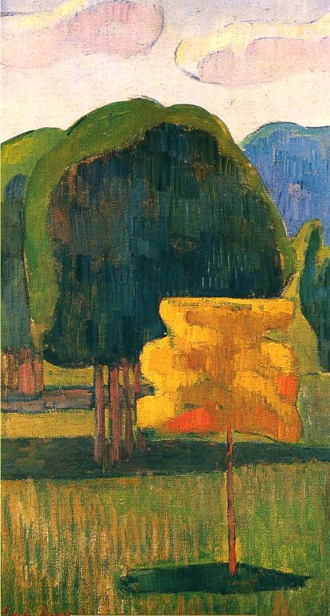 L'arbre jaune - Émile Bernard