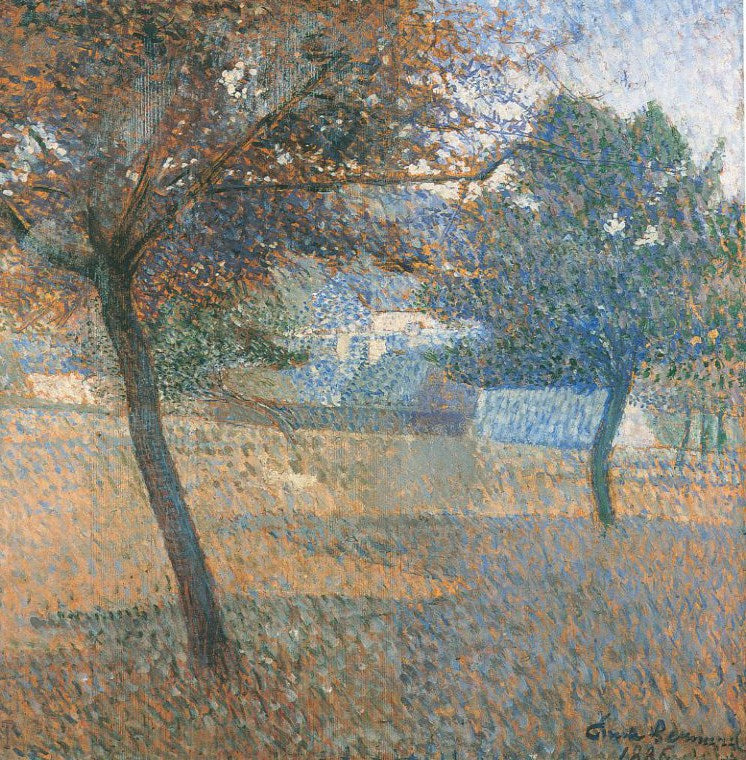 Août, verger à Pont Aven - Émile Bernard