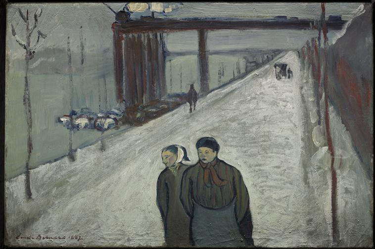 Quai de Clichy-sur-la-Seine - Émile Bernard