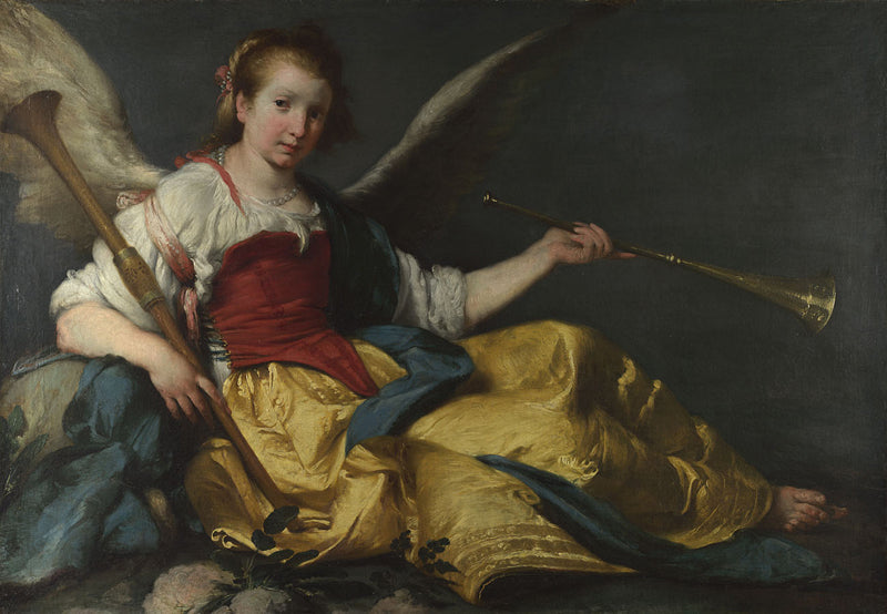 Une incarnation de la gloire - Bernardo Strozzi