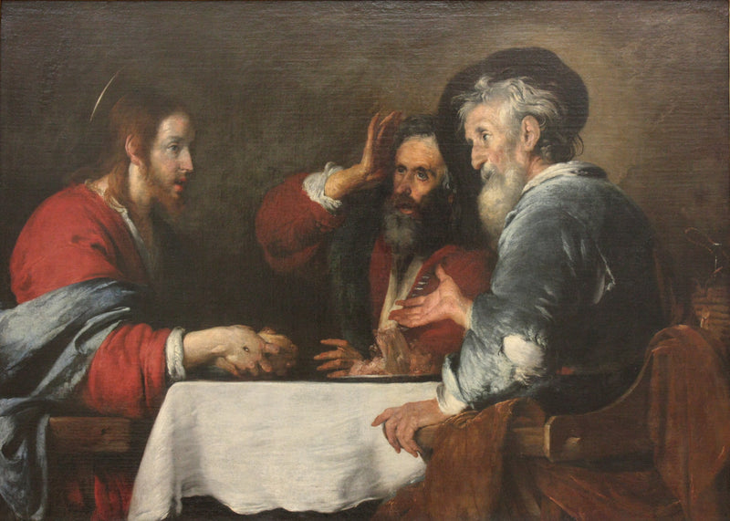 Le Christ à Emmaüs - Bernardo Strozzi