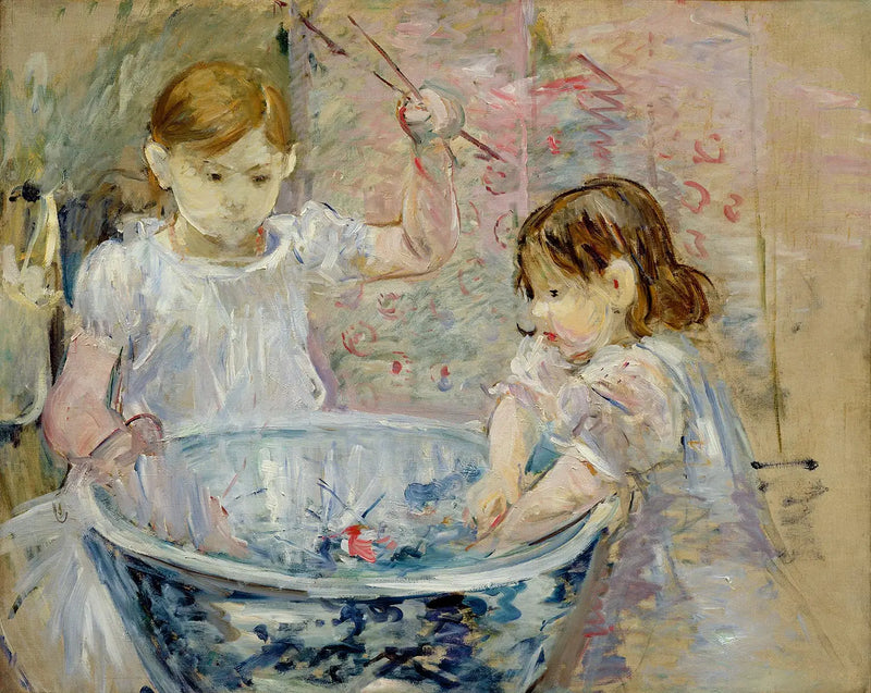 Enfants à la vasque - Berthe Morisot