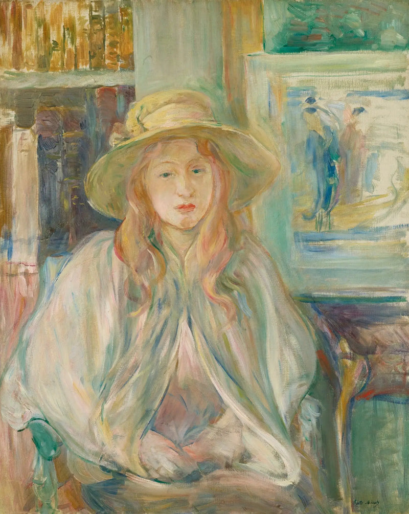 Filet au chapeau de paille - Berthe Morisot