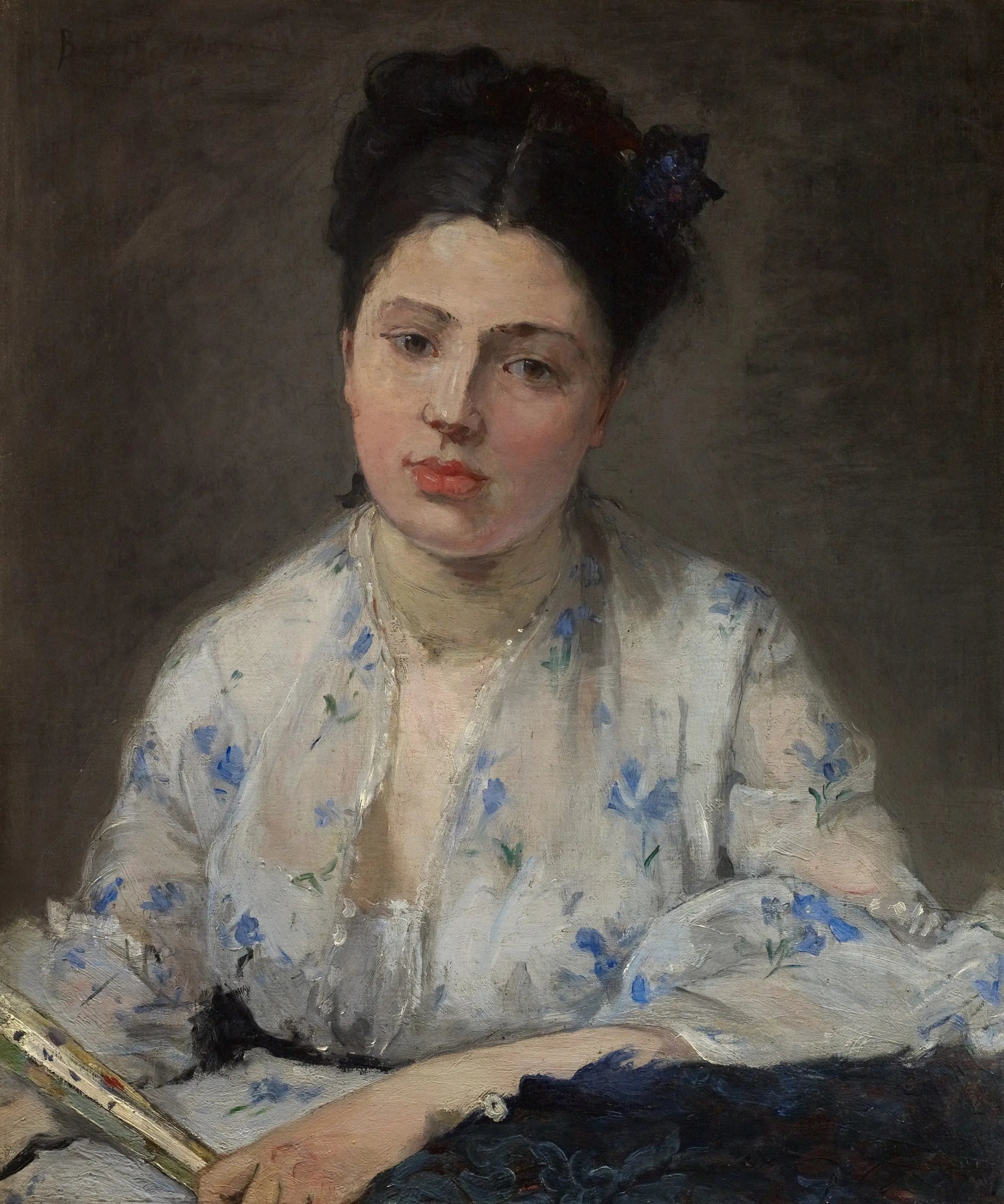 Reproduction du tableau « Jeune Femme - Berthe Morisot » par Alpha Reproduction en peinture à l’huile