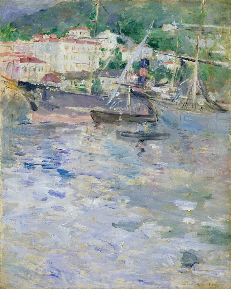 Le port de Nice - Berthe Morisot